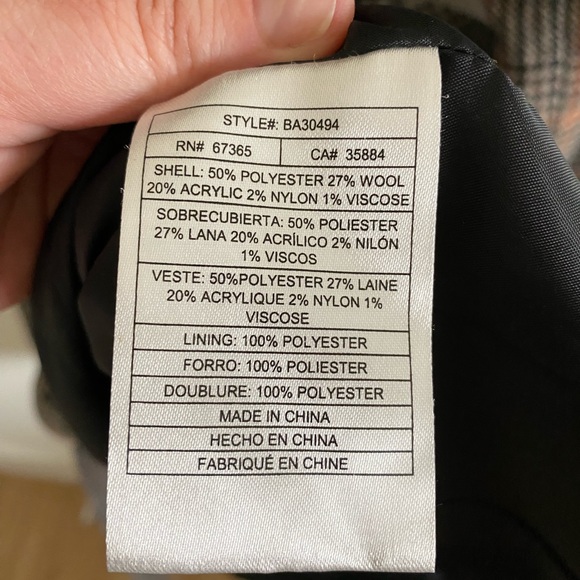 BB Dakota houndstooth coat - Picture 7 of 7